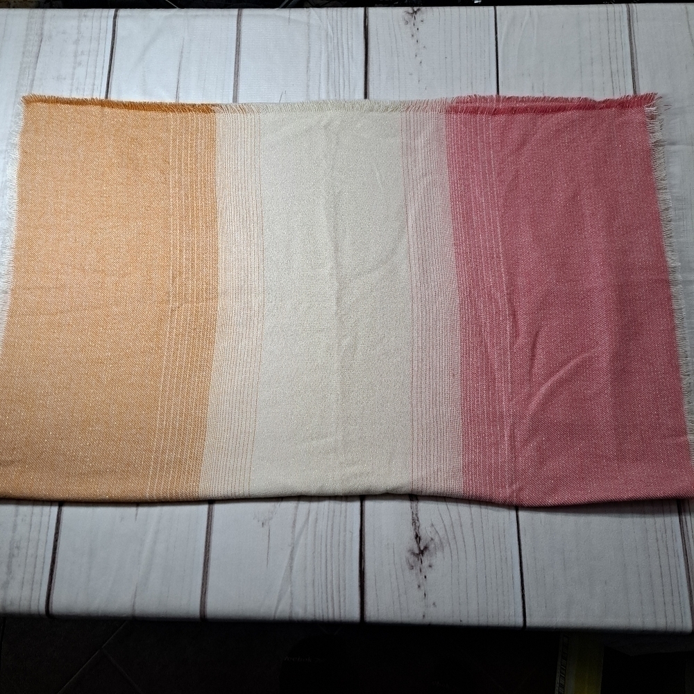 Three Color Gold Shimmer Scarf Lauren Conrad